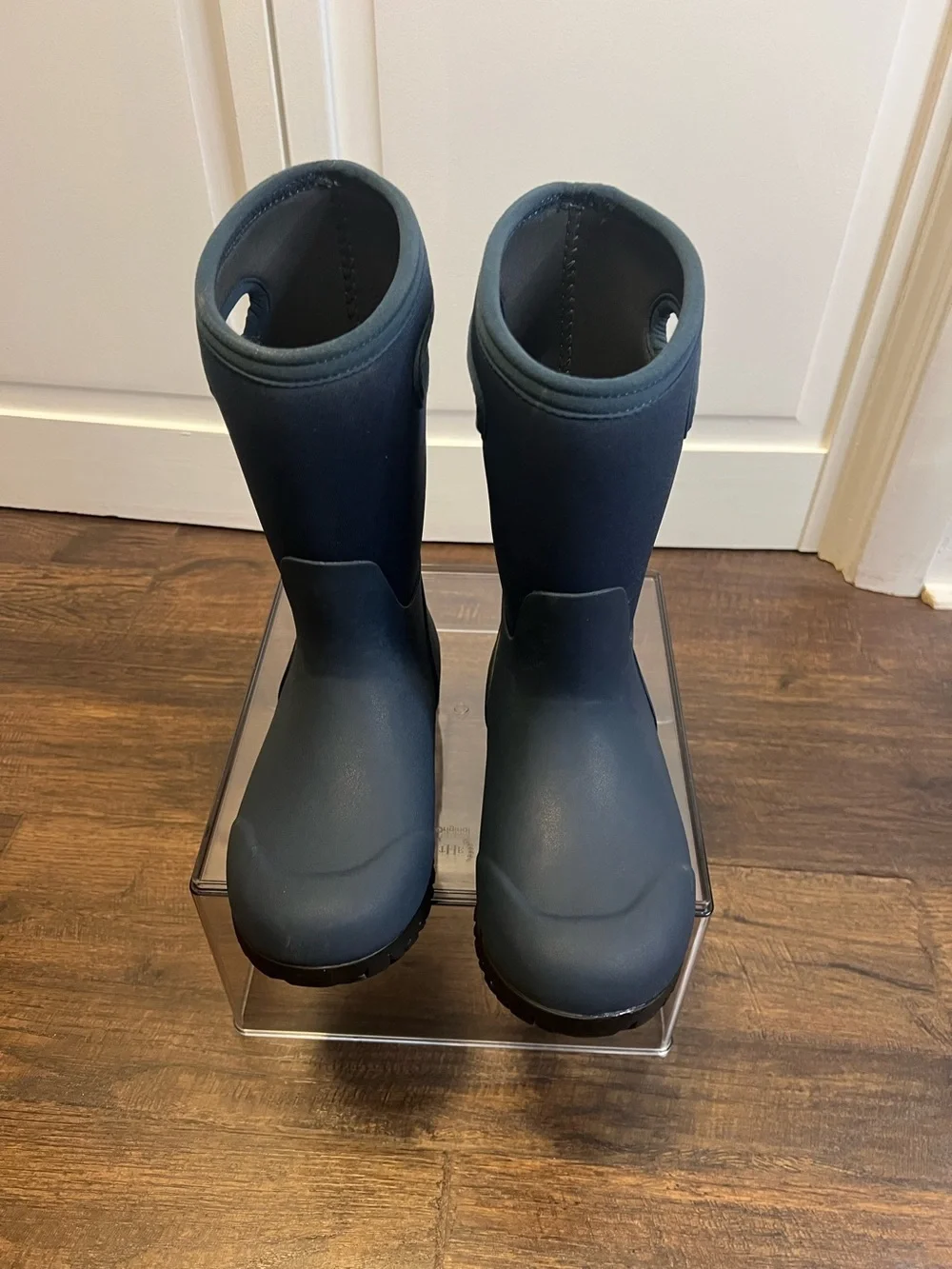 Bogs Kids York Solid Waterproof Boots Size Youth 2 Color Blue